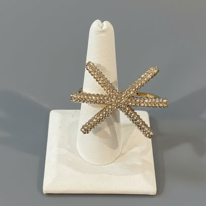 PAVE STAR RING