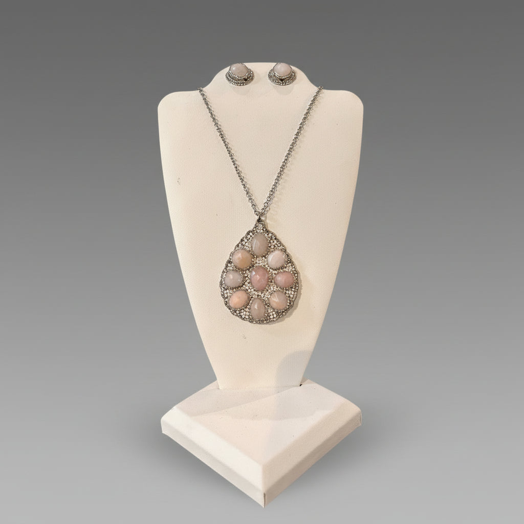 RONI BLANSHAY DRUZE TEAR DROP NECKLACE