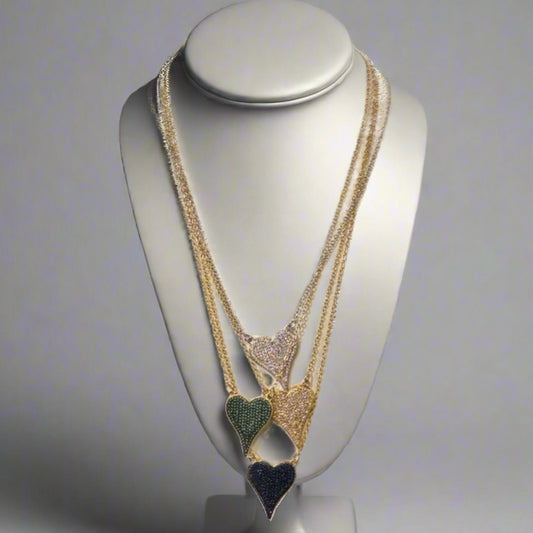 CZ HEART NECKLACE