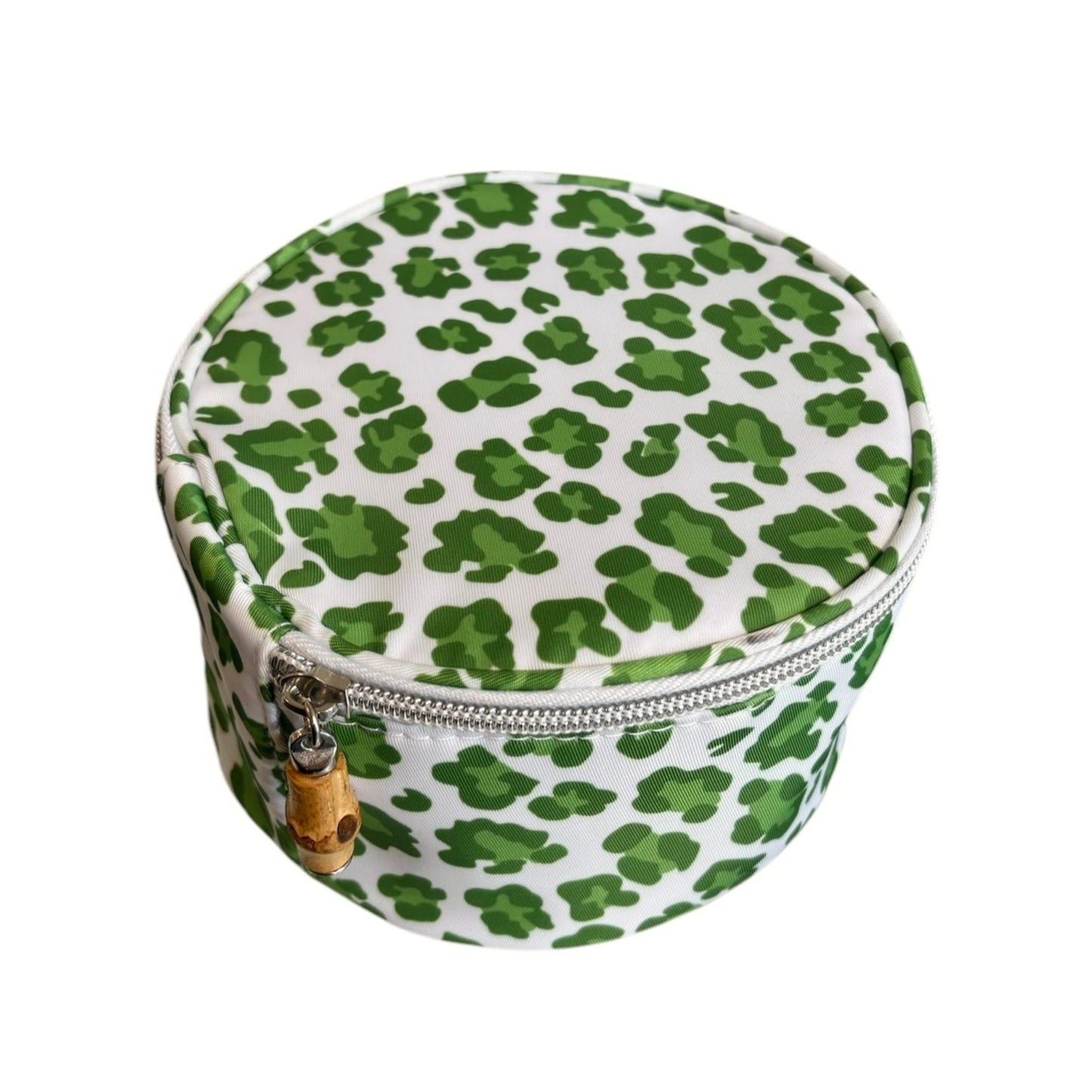 GREEN CHEETAH JEWELRY CASE