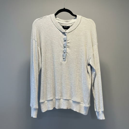 ML HEATHER GREY HENLEY