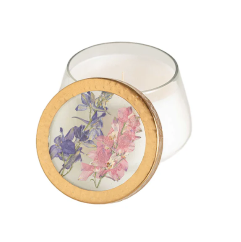 ROMAN LAVENDER PRESSED FLOWER CANDLE MEDIUM