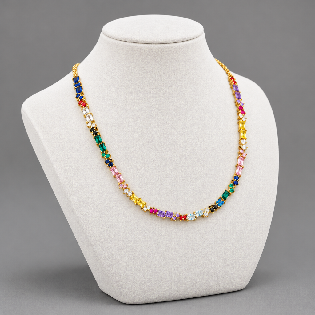 RAINBOW ELEGANCE NECKLACE