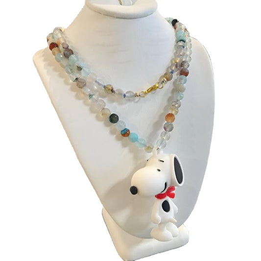 SNOOPY AGATE BEADS