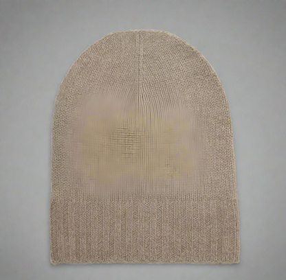 CASHMERE CUFF SLOUCHY BEANIE