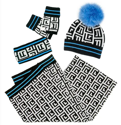 BRIGHT LIGHTS KNIT FINGERLESS GLOVES