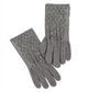CABLE KNIT SPARKLE GLOVES W/ CRYSTALS