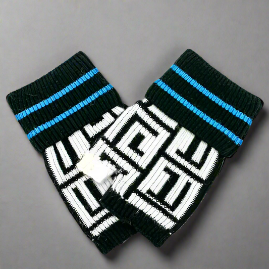 BRIGHT LIGHTS KNIT FINGERLESS GLOVES