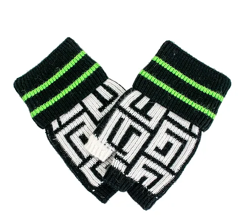 BRIGHT LIGHTS KNIT FINGERLESS GLOVES