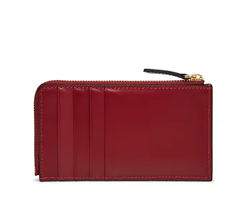 ANA LEATHER ZIP CARD HOLDER