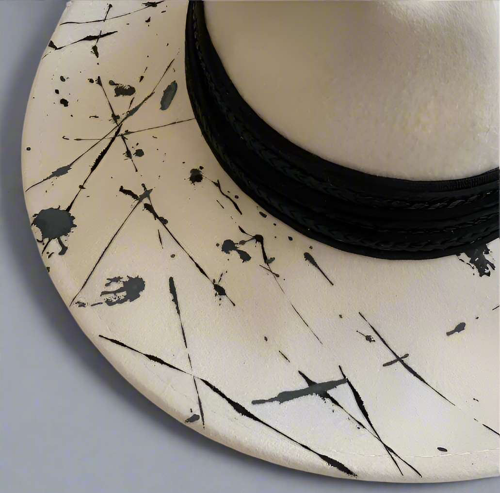 SPLASHY WOOL PANAMA HAT