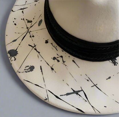 SPLASHY WOOL PANAMA HAT