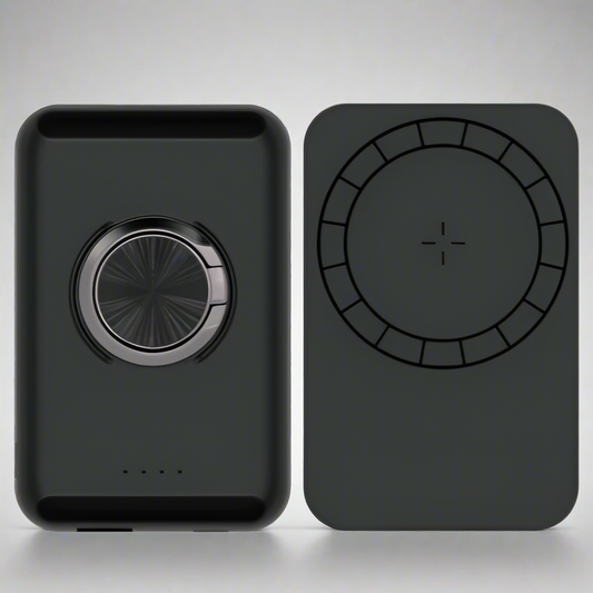 MAGNETIC WIRELESS POWER BANK WITH METAL RING