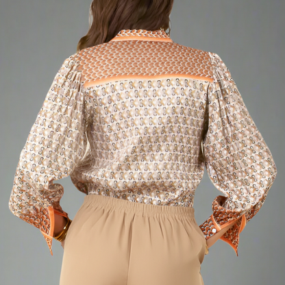 IVORY COLLARED TOP