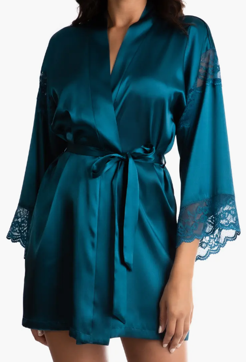 Eliza Lace & Satin Robe