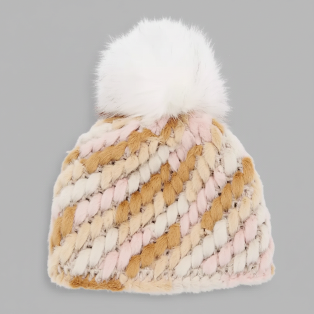 MULTI FAUX FUR HAT