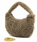 PLUSH TEDDY HOBO BAG