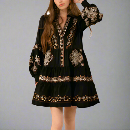 LILY EMBROIDERED DRESS