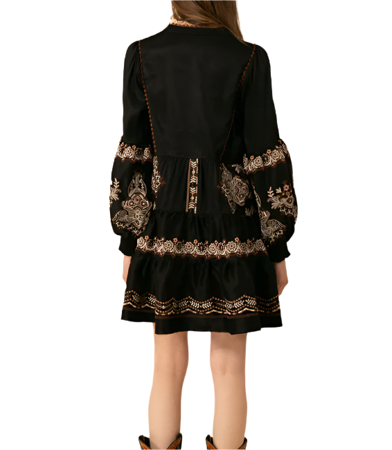 LILY EMBROIDERED DRESS