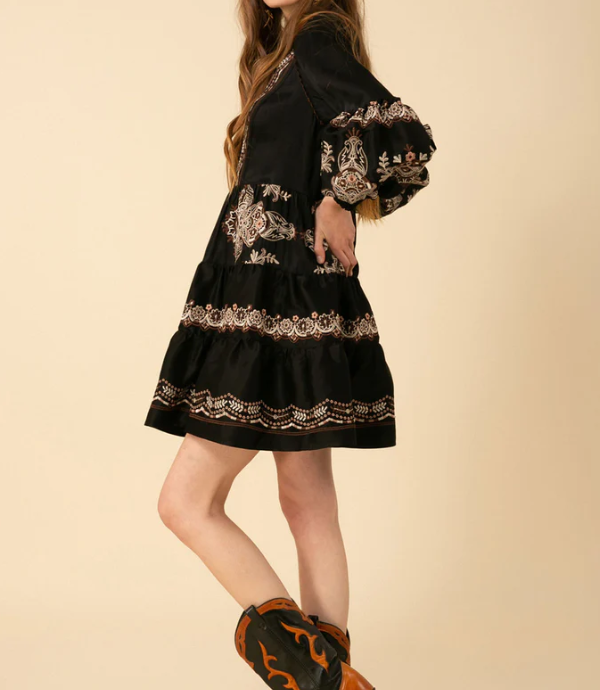 LILY EMBROIDERED DRESS
