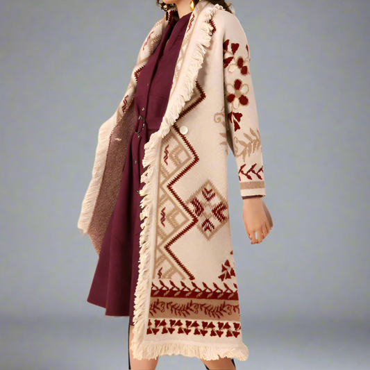 ANAIS MIDI JACQUARD SWEATER
