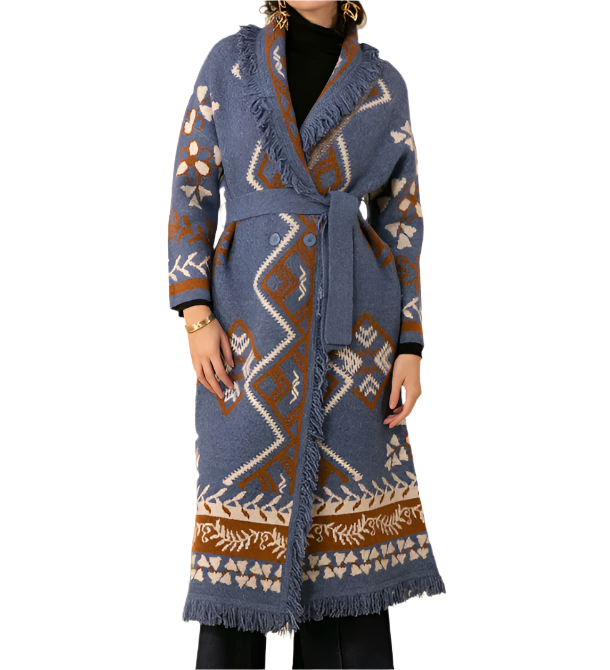 ANAIS MIDI JACQUARD SWEATER