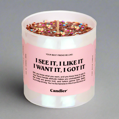 I SEE IT, I LIKE IT CANDLE
