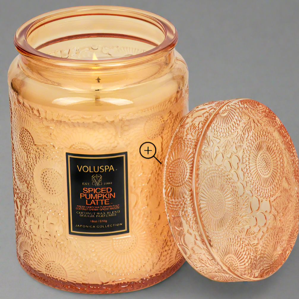 SPICED PUMPKIN LATTE 18 OZ JAR CANDLE