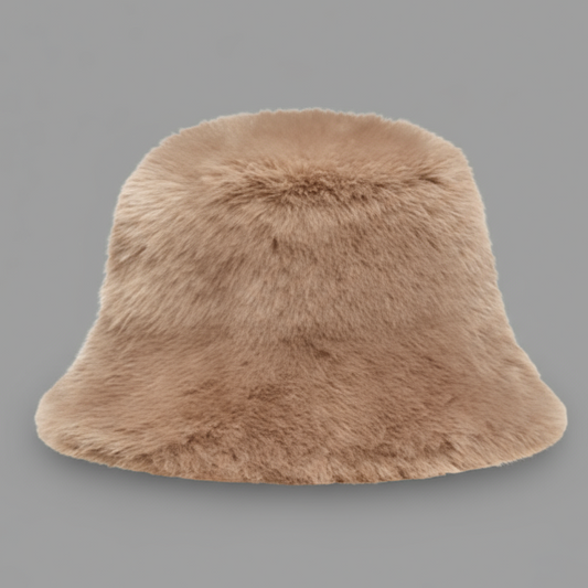 OVERSIZED FAUX FUR BUCKET HAT