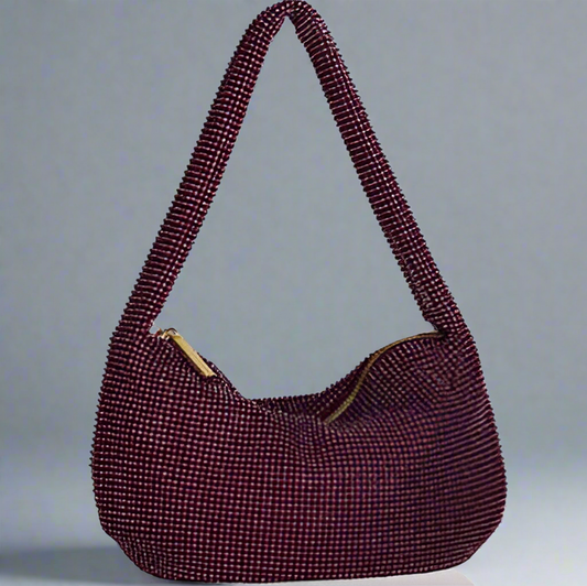 FARRAH CRYSTAL HOBO BAG