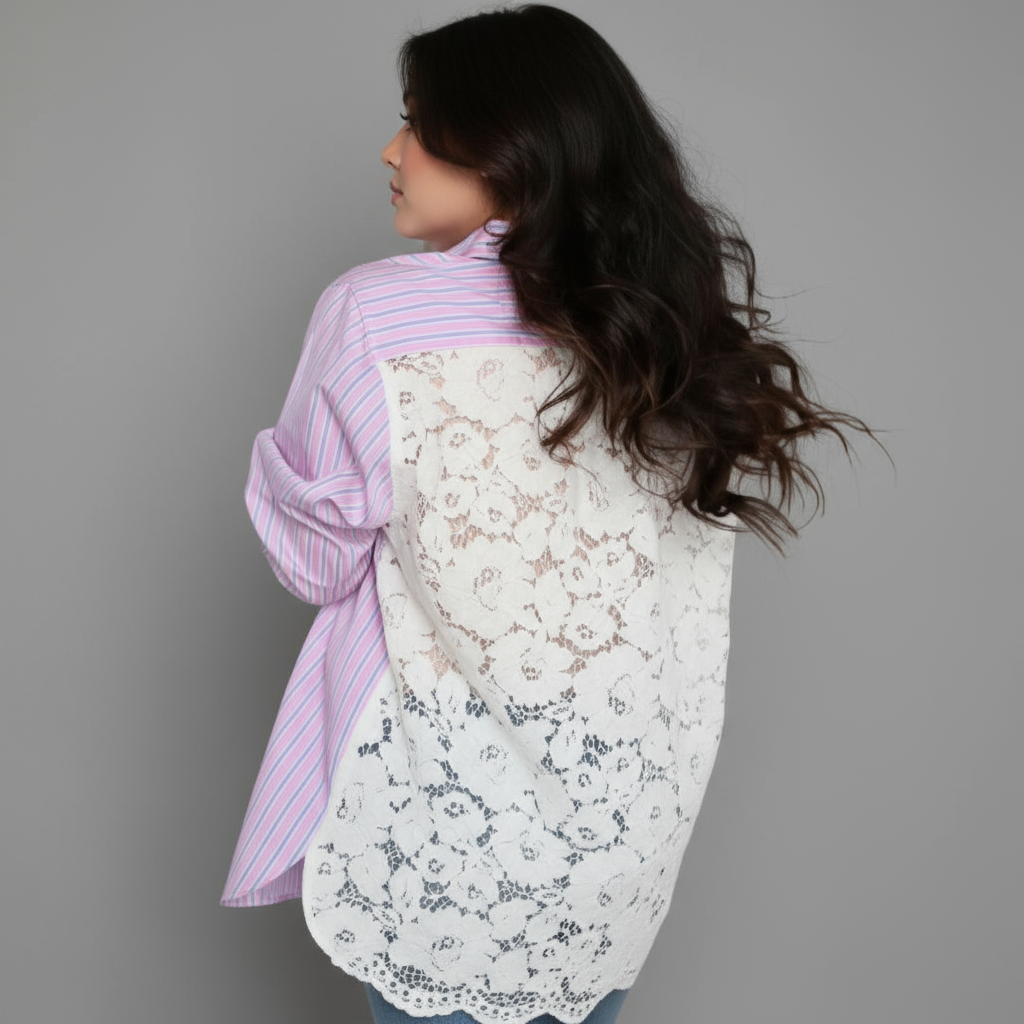 SELENA LACE BACK SHIRT