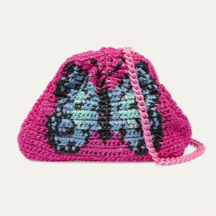 VANESSA BUTTERFLY MINI GAME CROCHET CLUTCH