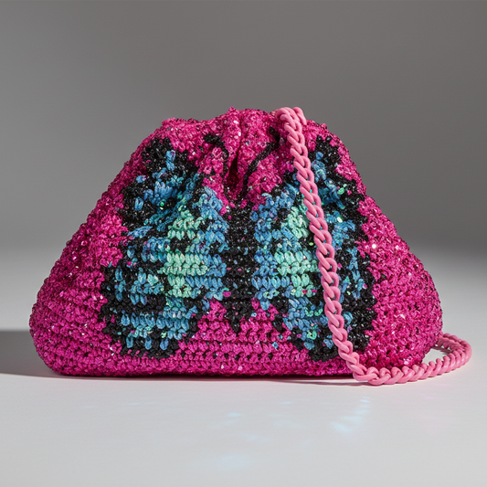 VANESSA BUTTERFLY MINI CROCHET CLUTCH