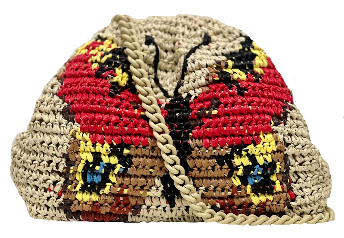 VANESSA BUTTERFLY MINI GAME CROCHET CLUTCH