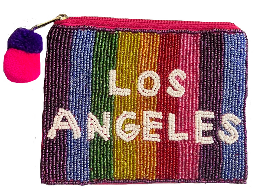 BEADED LA POUCH