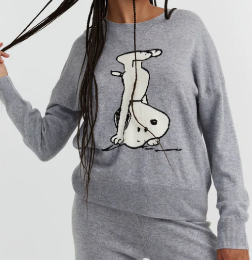 SNOOPY HANDSTAND SWEATER