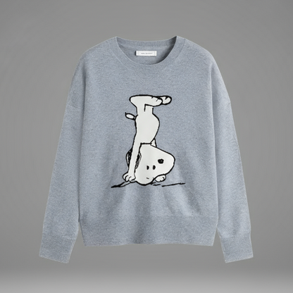 SNOOPY HANDSTAND SWEATER