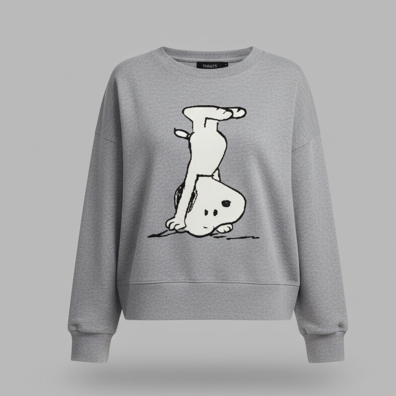 SNOOPY HANDSTAND SWEATER