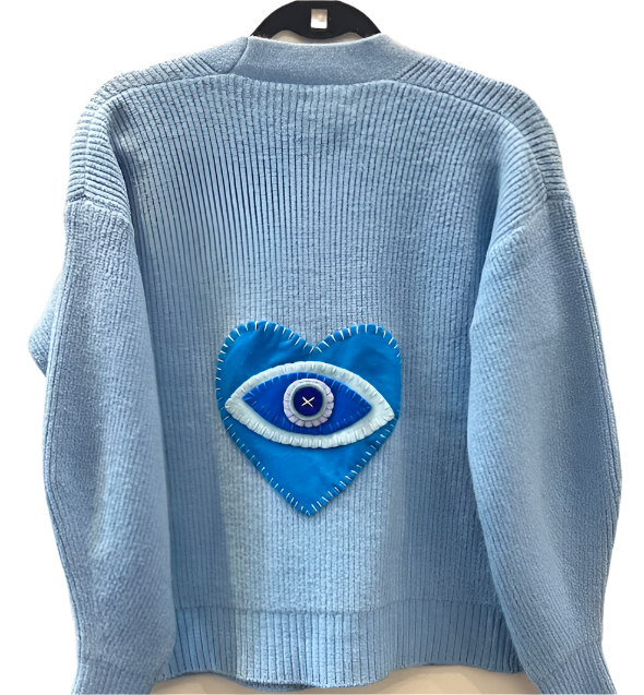 BLUE EYE CARDIGAN