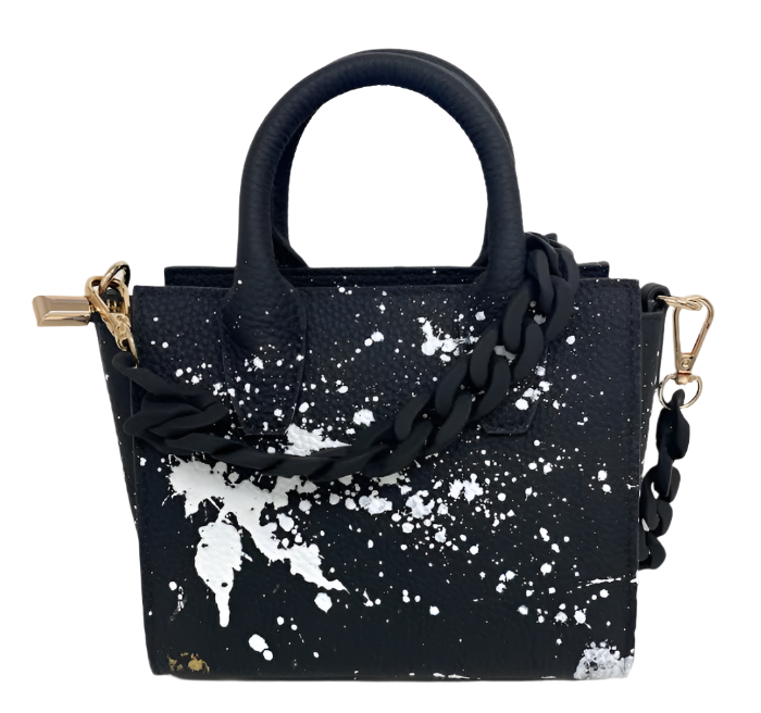 CAMILA HAND PAINTED PEACE MINI BAG