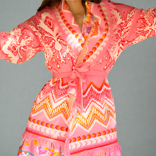 KENNEDY JACQUARD CARDI