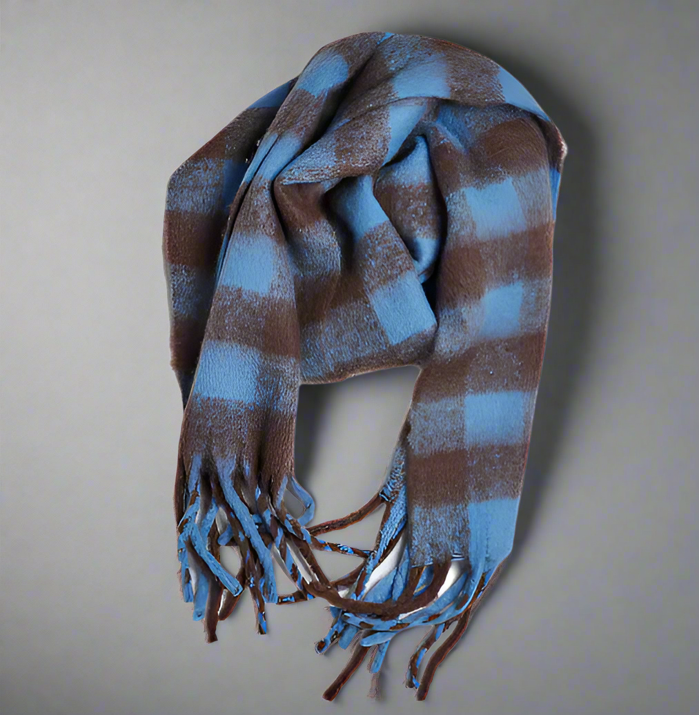 ELLE PLAID SCARF