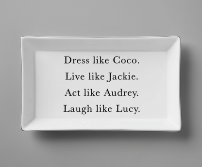 CERAMIC CATCHALL TRAY