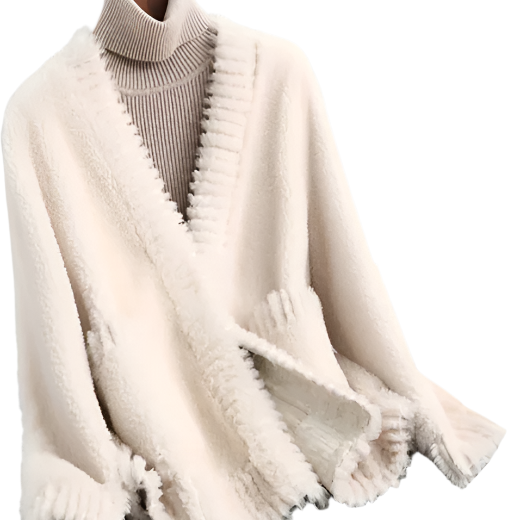 SHEARLING TEDDY CARDIGAN JACKET
