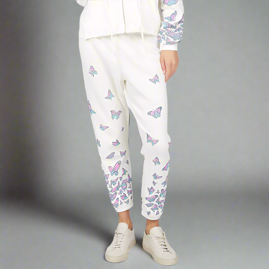 ALANA BUTTERFLY SKULL PANT