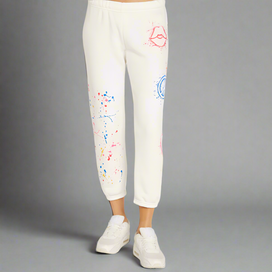 ALANA SPLATTER ELEMENTS PANT