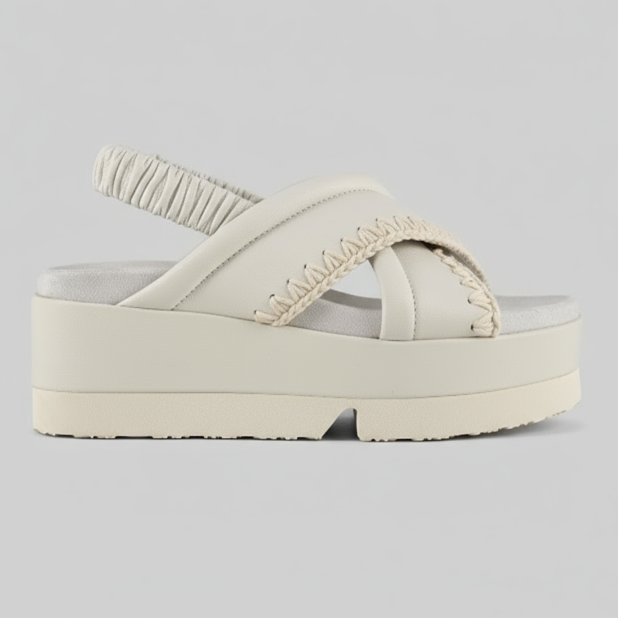 JAPANESE PLATFORM CRISS CROSS SANDAL