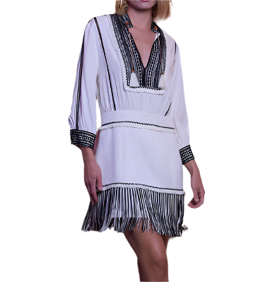 DRESS WITH FRINGES