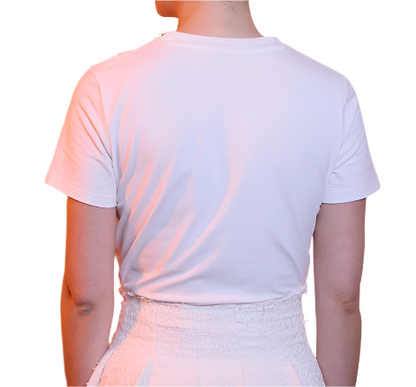 T-SHIRT WITH GOLDEN DETAILS