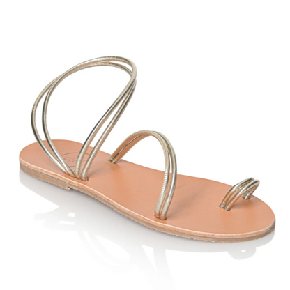 PALM LEATHER SANDALS GOLD